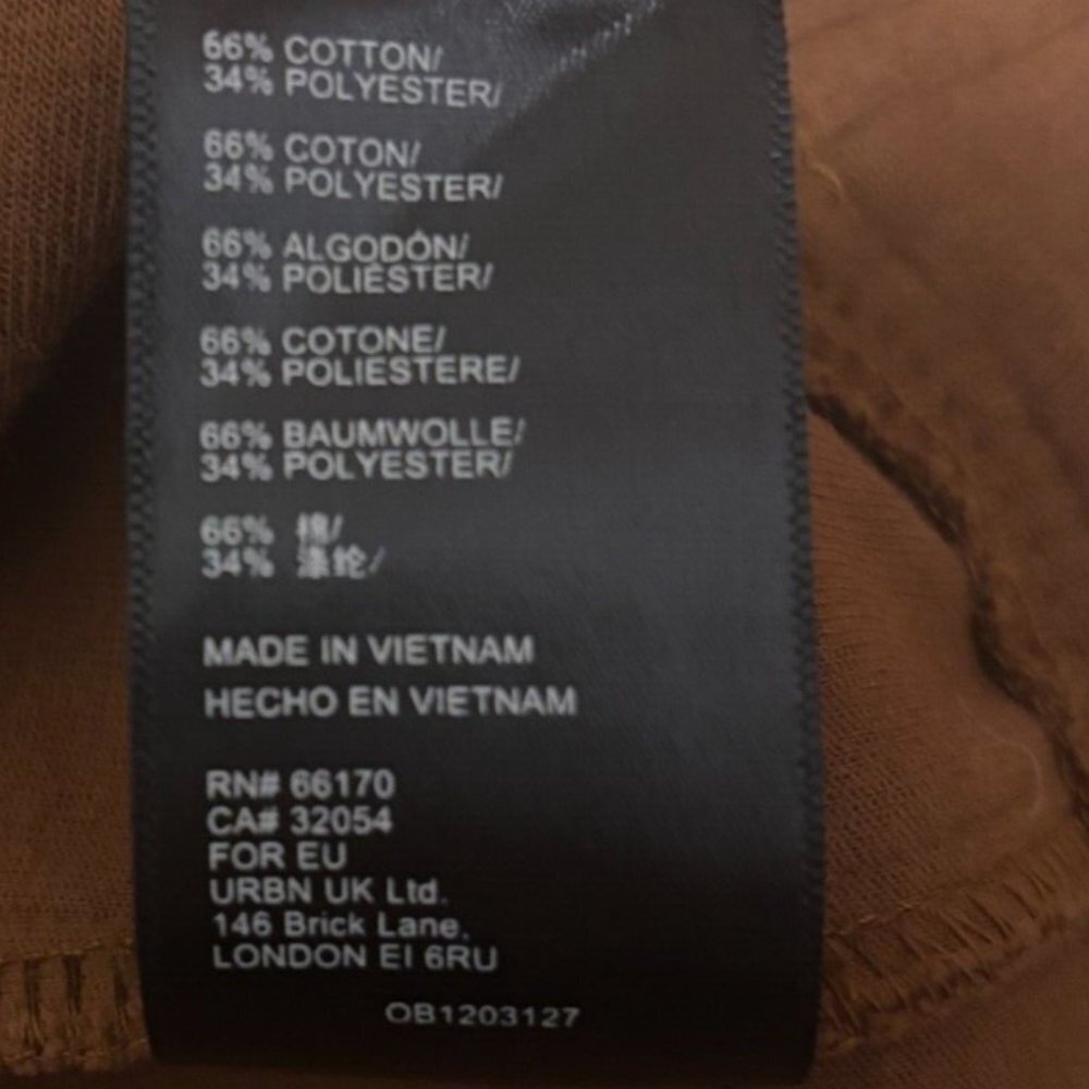 Urban Outfitters Burnt Orange Wide Leg High Rise Sweat Pant Womens Size Medium - Picture 5 of 5